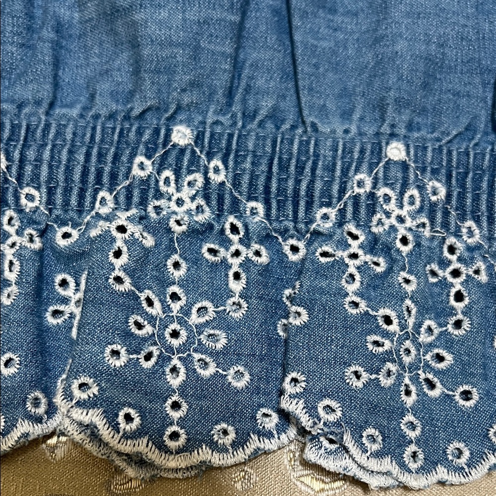 Epic Threads Indigo Ruffled Blouse - Picture 4 of 7